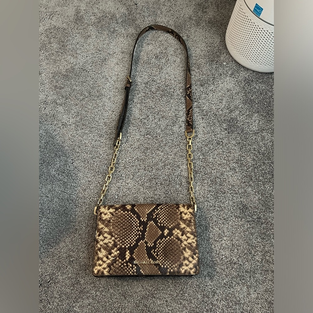 Michael Kors Snakeskin Crossbody Purse